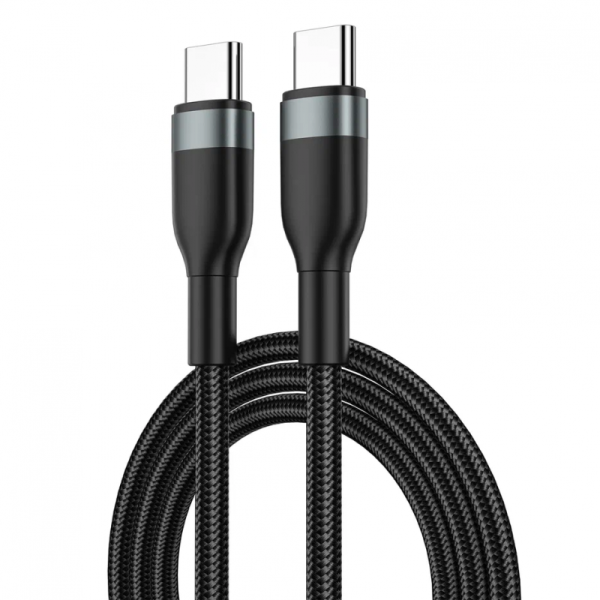 Кабель WIWU Cobra USB-C to USB-C 1m 60W Black